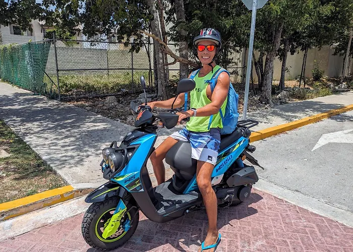 Quiet 1Br 2Br Duplex, 2 Blue Flag Beaches 15 Min Walk, Sleeps 2-8, Full Induction Kitchen Wifi Ac Free Bikes, Market & Minibus 10 Min, 5Th Ave 20 Min, Dozens Of Cenotes 20 Min, Ado Bus 30 Min, Cozumel Ferry 40 Min, Free Street Parking Apartment *