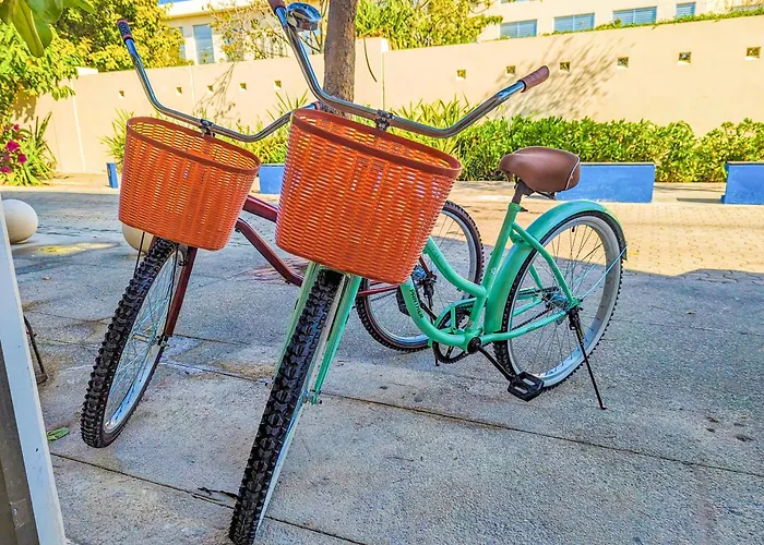 Apartment Quiet 1Br 2Br Duplex, 2 Blue Flag Beaches 15 Min Walk, Sleeps 2-8, Full Induction Kitchen Wifi Ac Free Bikes, Market & Minibus 10 Min, 5Th Ave 20 Min, Dozens Of Cenotes 20 Min, Ado Bus 30 Min, Cozumel Ferry 40 Min, Free Street Parking