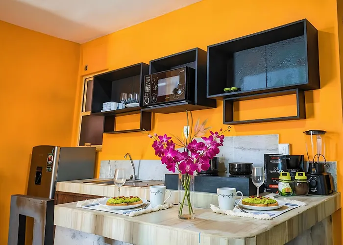 Quiet 1Br 2Br Duplex, 2 Blue Flag Beaches 15 Min Walk, Sleeps 2-8, Full Induction Kitchen Wifi Ac Free Bikes, Market & Minibus 10 Min, 5Th Ave 20 Min, Dozens Of Cenotes 20 Min, Ado Bus 30 Min, Cozumel Ferry 40 Min, Free Street Parking Apartment *